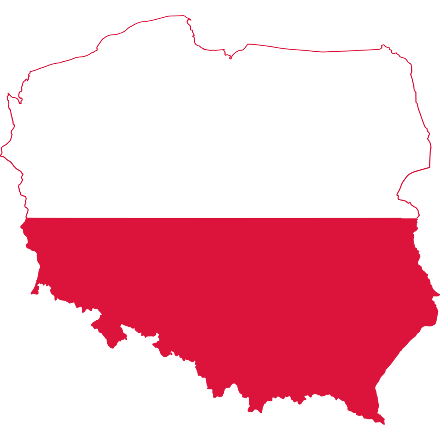 Map of Poland